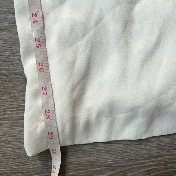 NEW Dessy Collection STRAPLESS NOTCH CREPE JUMPSUIT WITH POCKETS IN IVORY - Picture 10 of 10